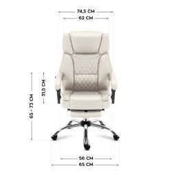 Fotel biurowy Mark Adler Boss 6.0 Beige