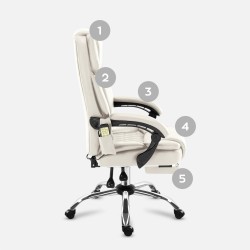 Fotel biurowy Mark Adler Boss 6.0 Beige