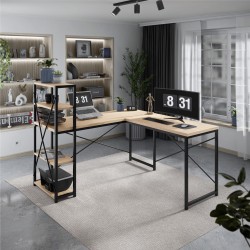 Biurko narożne z półkami Mark Adler Leader 5.9 Craft 145 cm
