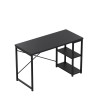 Biurko z półkami Mark Adler Leader 2.0 Black 120 cm