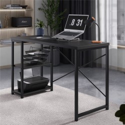 Biurko z półkami Mark Adler Leader 2.0 Black 120 cm