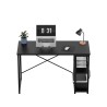 Biurko z półkami Mark Adler Leader 2.0 Black 120 cm