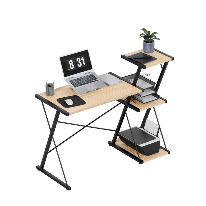 Biurko z półkami Mark Adler Leader 3.5 Craft 116 cm