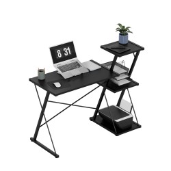 Biurko z półkami Mark Adler Leader 3.5 Black 116 cm