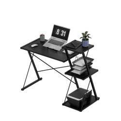 Biurko z półkami Mark Adler Leader 3.5 Black 116 cm