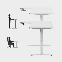 Biurko elektryczne Mark Adler Leader 9.1 White 145 cm