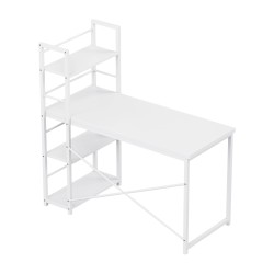 Biurko z półkami Mark Adler Leader 4.0 White 120 cm
