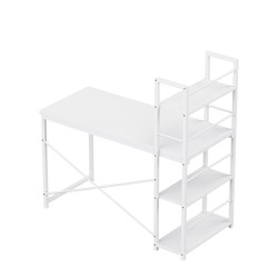 Biurko z półkami Mark Adler Leader 4.0 White 120 cm