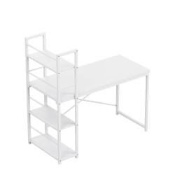 Biurko z półkami Mark Adler Leader 4.0 White 120 cm