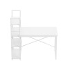Biurko z półkami Mark Adler Leader 4.0 White 120 cm