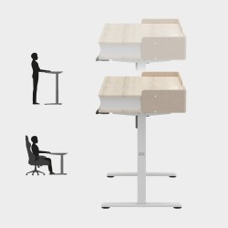 Biurko elektryczne Mark Adler Leader 8.0 White 120 cm