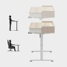 Biurko elektryczne Mark Adler Leader 8.0 White 120 cm