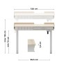 Biurko elektryczne Mark Adler Leader 8.0 White 120 cm