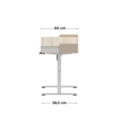 Biurko elektryczne Mark Adler Leader 8.0 White 120 cm