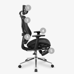 Fotel obrotowy Mark Adler Expert 5.7 Black