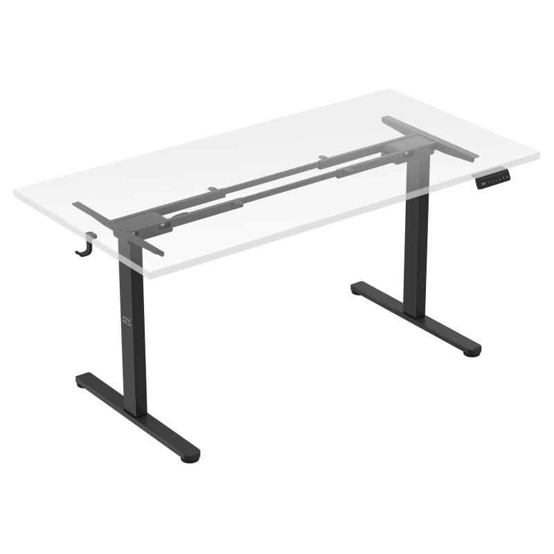 Dwusilnikowy elektryczny stelaż biurka Mark Adler Xeno 4.5 Black