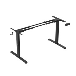 Dwusilnikowy elektryczny stelaż biurka Mark Adler Xeno 4.5 Black