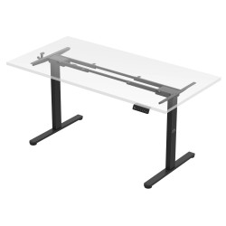 Dwusilnikowy elektryczny stelaż biurka Mark Adler Xeno 4.5 Black