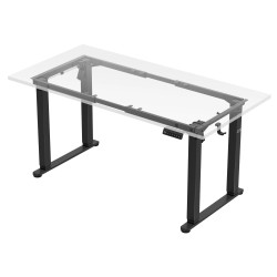 Dwusilnikowy elektryczny stelaż biurka Mark Adler Xeno 5.0 Black