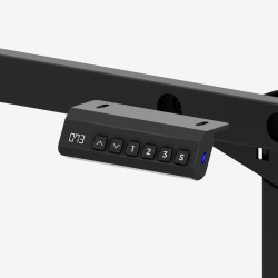 Dwusilnikowy elektryczny stelaż biurka Mark Adler Xeno 5.0 Black