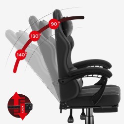 Fotel gamingowy Huzaro Force 3.7 Carbon Black