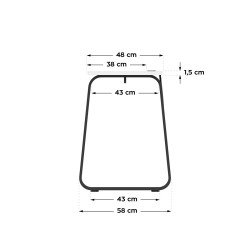 Biurko gamingowe Huzaro Hero 1.5 White 120 cm