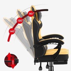 Fotel gamingowy Huzaro Force 3.7 Yellow