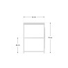 Biurko z półkami Mark Adler Leader 2.0 White 120 cm