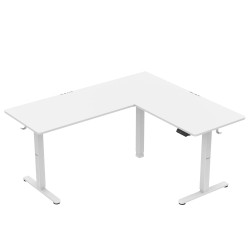 Biurko narożne elektryczne Huzaro Hero 9.5 White 160 cm