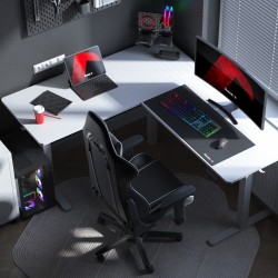 Biurko narożne elektryczne Huzaro Hero 9.5 White 160 cm
