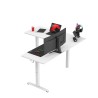 Biurko narożne elektryczne Huzaro Hero 9.5 White 160 cm