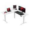 Biurko narożne elektryczne Huzaro Hero 9.5 White 160 cm