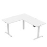 Biurko narożne elektryczne Huzaro Hero 9.5 White 160 cm