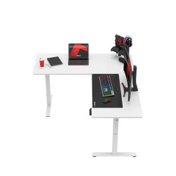 Biurko narożne elektryczne Huzaro Hero 9.5 White 160 cm