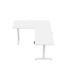 Biurko narożne elektryczne Huzaro Hero 9.5 White 160 cm