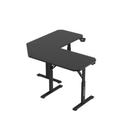 Adjustable corner gaming desk Hero 7.3 Black 140 cm