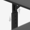 Adjustable corner gaming desk Hero 7.3 Black 140 cm