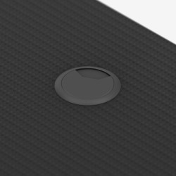 Biurko gamingowe narożne z regulacją wysokości Huzaro Hero 7.3 Black