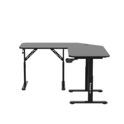 Adjustable corner gaming desk Hero 7.3 Black 140 cm