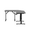 Adjustable corner gaming desk Hero 7.3 Black 140 cm