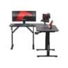 Adjustable corner gaming desk Hero 7.3 Black 140 cm