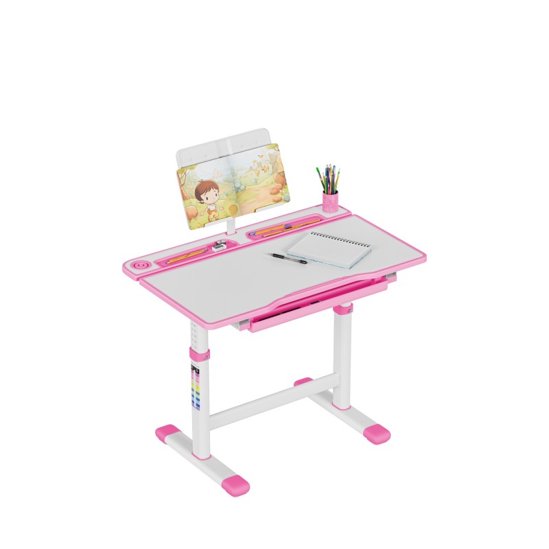 Study 3.0 Pink 66 cm adjustable children's desk