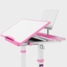Biurko dziecięce regulowane Study 3.0 Pink 66 cm