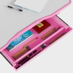 Biurko dziecięce regulowane Study 3.0 Pink 66 cm