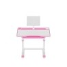 Biurko dziecięce regulowane Study 3.0 Pink 66 cm
