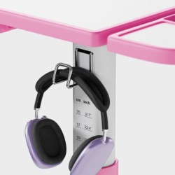 Biurko dziecięce regulowane Study 3.0 Pink 66 cm