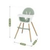 Morsel Green Feeding Chair