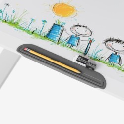 Study 3.7 Grey 90 cm adjustable children's desk