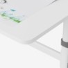 Adjustable children's desk Study 3.7 Grey 90 cm