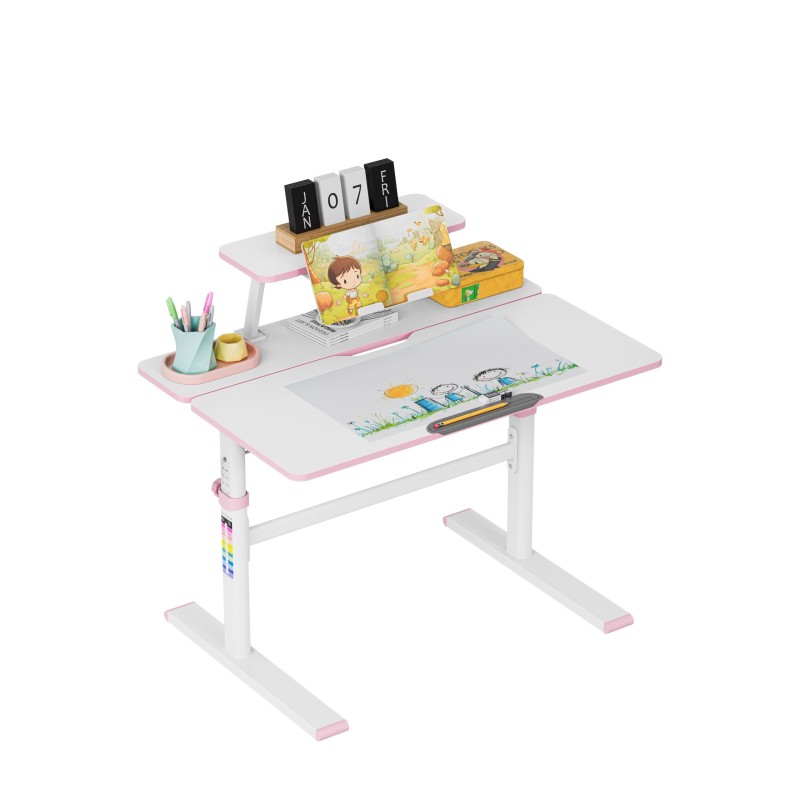 Study 3.7 Pink 90 cm adjustable children's desk